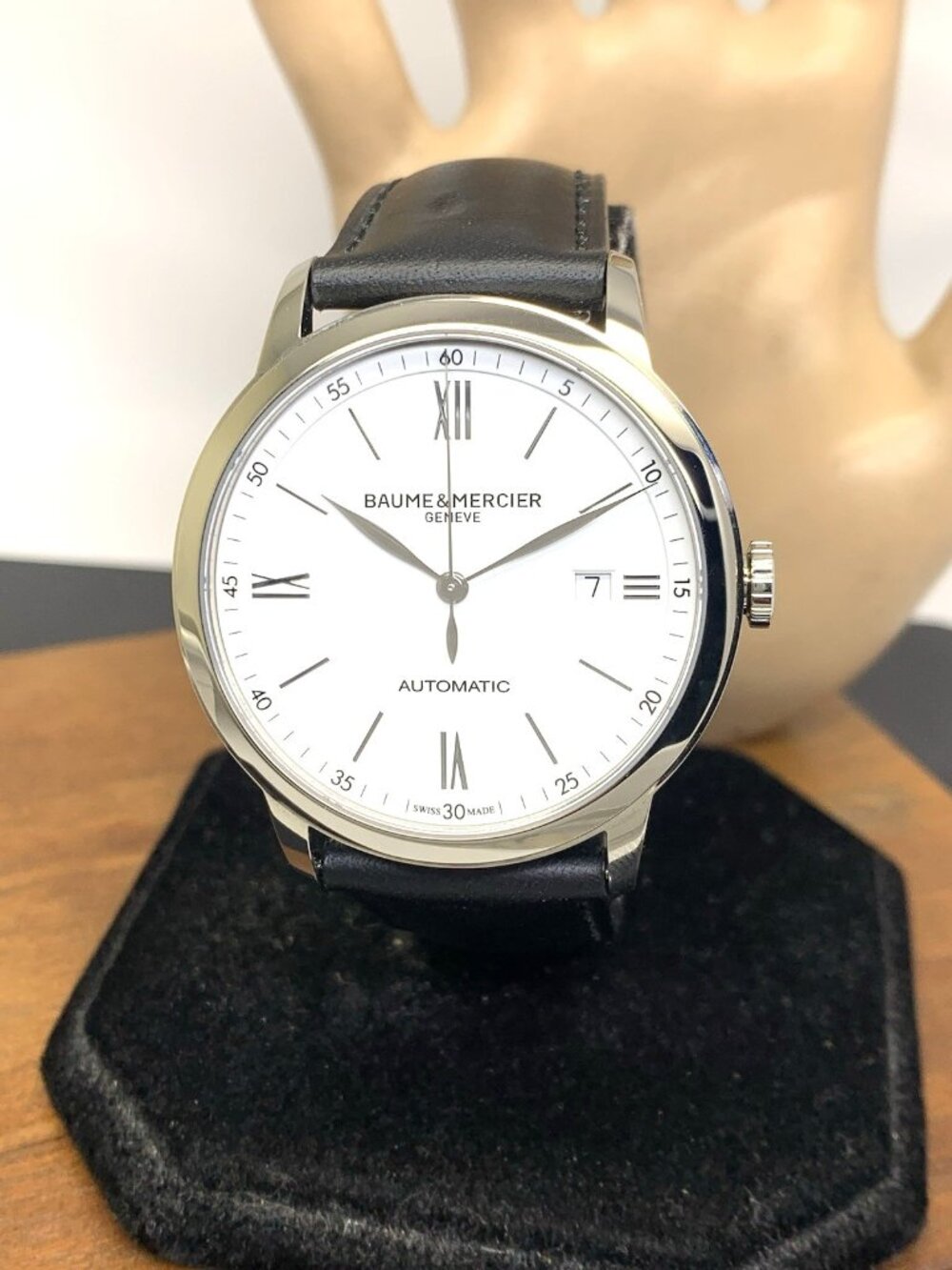 Baume & Mercier Men's Watch M0A10332 Classima Swiss Automatic White Dial 42mm